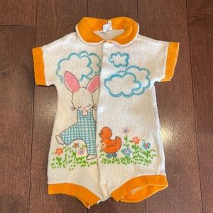 Vintage newborn onesie